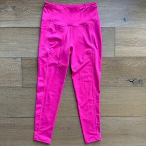 HEY GIRL RUN HIGH-RISE LEGGING | Sz M | Hot Pink